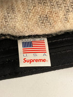 シュプリーム SUPREME 18AW Harris Tweed Camp Cap ハリスツイード キャンプキャップ 帽子 メンズ帽子 キャップ ブラウン 101hat-146