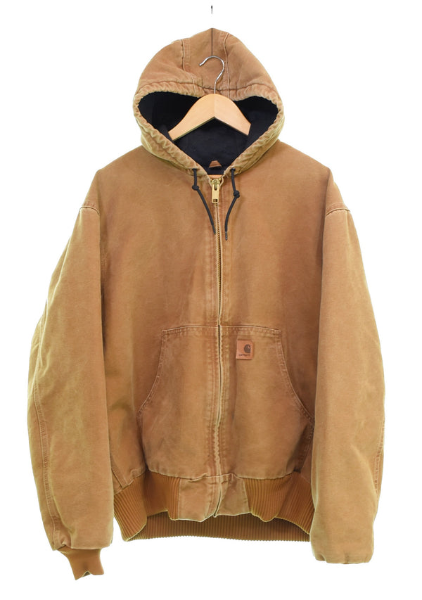 カーハート Carhartt 00s アクティブジャケット Made in MEXICO 00's メキシコ製 J130-211 ジャケット ベージュ Lサイズ 103MT-3477