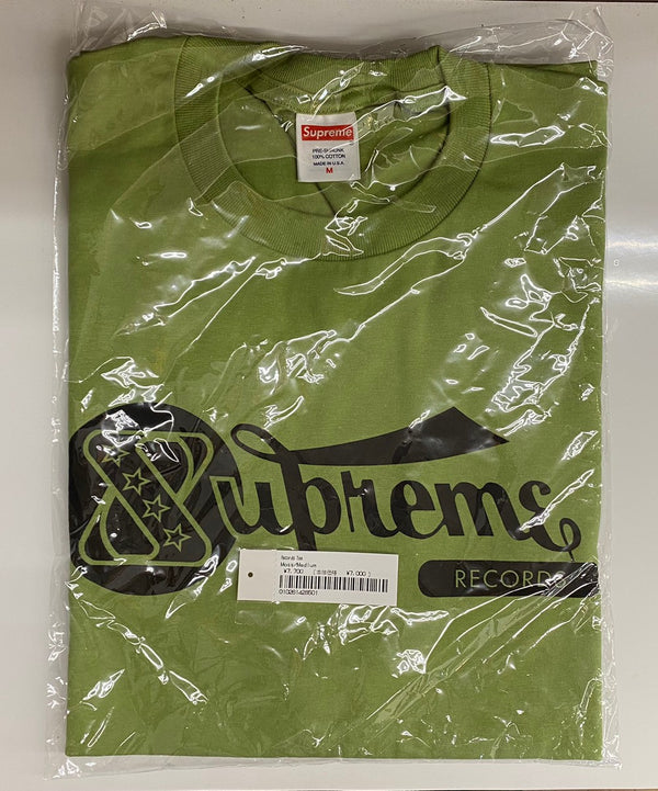 シュプリーム SUPREME 24SS Records Tee Tシャツ カーキ Mサイズ 201MT-2710