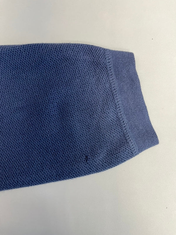 パタゴニア PATAGONIA ヘンリーネック 長袖カットソー USA製 無地 ロンT ブルー Lサイズ 101MT-4778