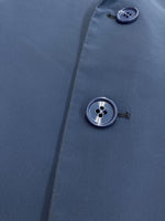 プラダ PRADA TAILORED JACKET テーラード ジャケット シングル スーツ 青 サイズ 48R ジャケット 無地 ブルー 104MT-1642