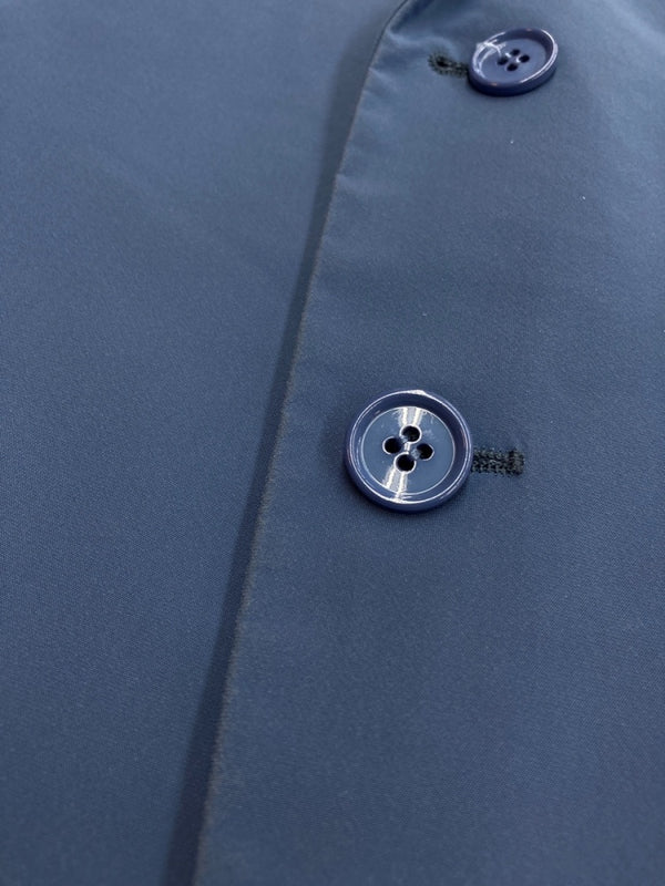 プラダ PRADA TAILORED JACKET テーラード ジャケット シングル スーツ 青 サイズ 48R ジャケット 無地 ブルー 104MT-1642