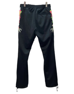 ダブレット doublet 19SS CHAOS EMBROIDERY TRACK PANTS トラックパンツ 刺繍 ジャージ ズボン 黒 ロゴ 19SS08PT92 ボトムスその他 ブラック Mサイズ 104MB-388