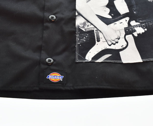 タカヒロミヤシタ ザ ソロイスト TAKAHIRO MIYASHITA The SoloIst.  × Charles Peterson × Dickies ディッキーズ WORK SHIRTS 19SS 長袖シャツ ブラック Sサイズ 103MT-2321