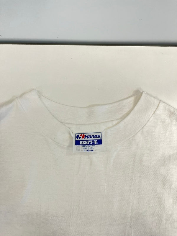 ヴィンテージ vintage MIDA IBM Personal System/2 企業Tシャツ 白 プリントTシャツ US古着 Tシャツ ホワイト Lサイズ 101MT-4677