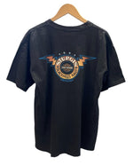 ハーレーダビッドソン Harley-Davidson 90s ©1994 Vintage ヴィンテージ  STURGIS  プリントTシャツシャツ  黒 Tシャツ ブラック 101MT-2991