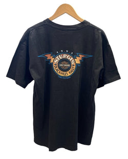 ハーレーダビッドソン Harley-Davidson 90s ©1994 Vintage ヴィンテージ  STURGIS  プリントTシャツシャツ  黒 Tシャツ ブラック 101MT-2991