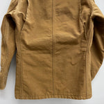 【曜日割引対象外】 カーハート Carhartt 00's ミシガンチョアコート ダック ジャケット ベージュ 34サイズ 201MT-4707 VB