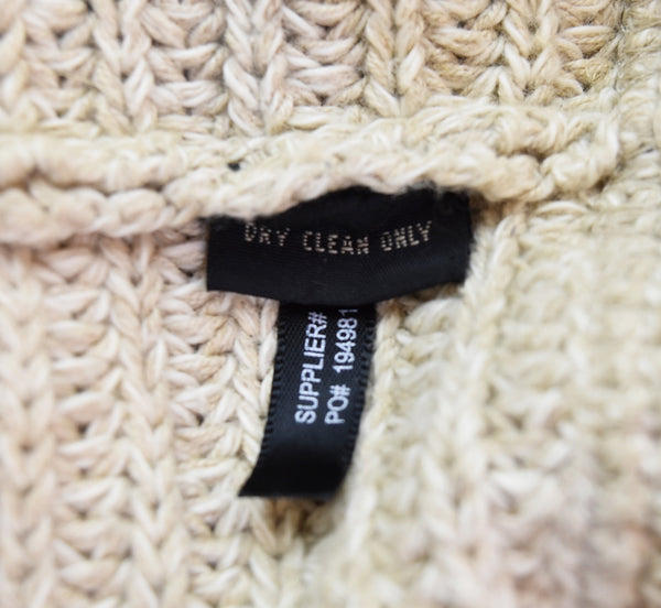 ダブルアールエル RRL 00s ショールカラーガウン コットンリネン 00's 一つ星 カーディガン ベージュ 3Lサイズ 103MT-3548