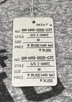 セントマイケル SAINT MICHAEL 25SS × BerBerJin ベルベルジン BJ_SS YOUNG TEE ヤング Tシャツ 霜降りグレー 半袖 カットソー 灰 SM-HR8-0000-C37 Tシャツ ロゴ グレー Mサイズ 104MT-1300