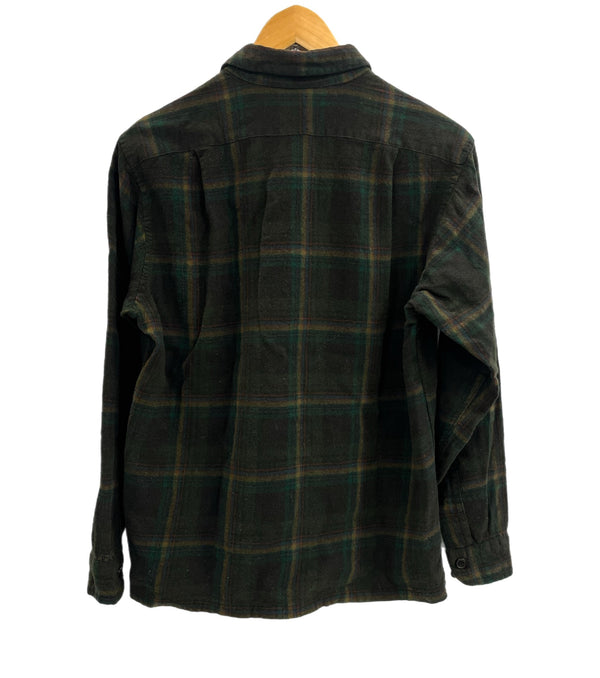 ペンドルトン PENDLETON 60's 60年代 WOOL ウール チェックシャツ ボードシャツ ネルシャツ 開襟 オープンカラー ボックス vintage ヴィンテージ 長袖シャツ グリーン Mサイズ 101MT-4125