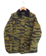 ブルコ BLUCO WORK GARMENT HORSE RIDE COAT Tiger stripe ホースライドコート タイガーストライプ ジャケット マルチカラー Lサイズ 103MT-3327