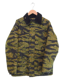 ブルコ BLUCO WORK GARMENT HORSE RIDE COAT Tiger stripe ホースライドコート タイガーストライプ ジャケット マルチカラー Lサイズ 103MT-3327