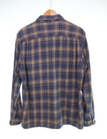 パタゴニア PATAGONIA ORGANIC COTTON オーガニックコットン 長袖 フランネルチェックシャツ 53947FA16 長袖シャツ ブラウン Mサイズ 103MT-2836