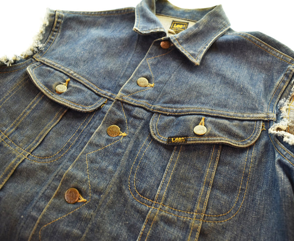 リー Lee BLACK SABBATH ブラックサバス バンド 袖きり ヘヴィメタル デニムベスト  ベスト ブルー 103MT-3370