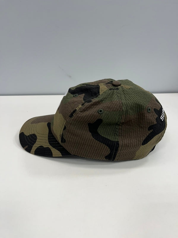 シュプリーム SUPREME Seersucker S Logo Woodland Camo シアサッカー エスロゴ ウッドランド カモ 帽子 メンズ帽子 キャップ カーキ 101hat-135
