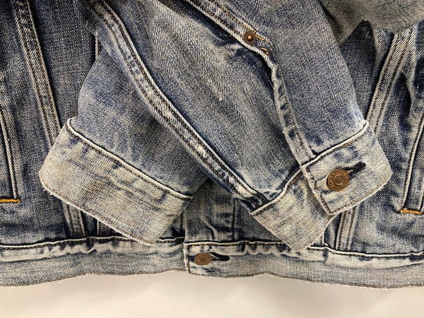 ラルフローレン RalphLauren デニムアンドサプライ Denim & Supply デニムジャケット Gジャン イーグル 刺繍   ジャケット ブルー Sサイズ 101MT-3062