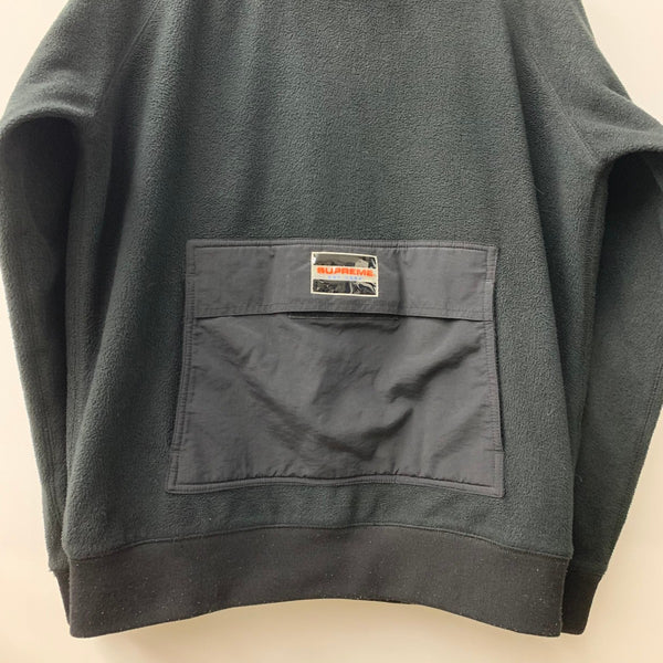 シュプリーム SUPREME 13AW Fleece Pullover アノラック パーカー ジャケット ブラック Sサイズ 201MT-4639