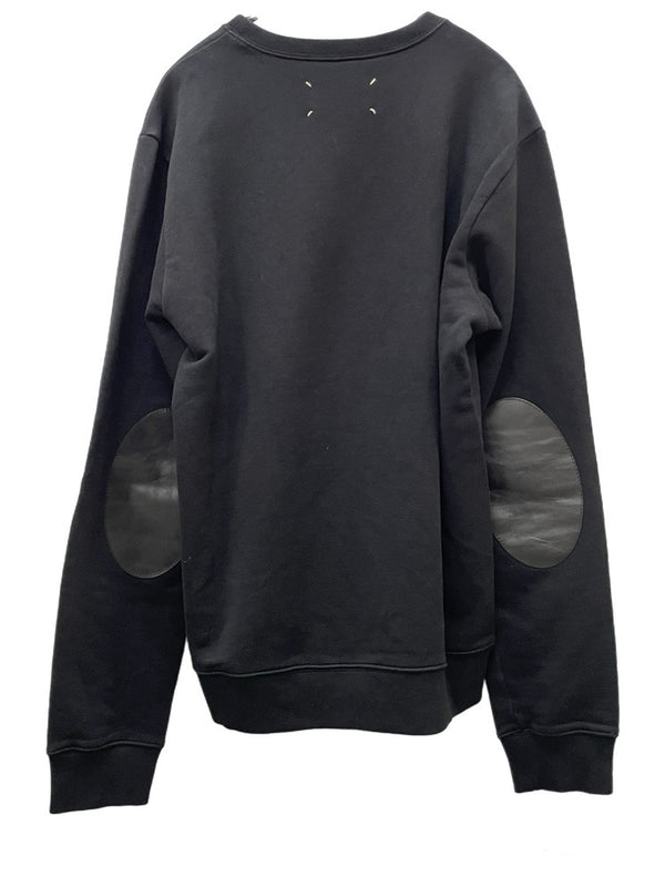 メゾンマルジェラ Maison Margiela 16SS elbow patch sweatshirts エルボーパッチ スウェット S30GU0032 51 175/92A ブラック 601MT-33
