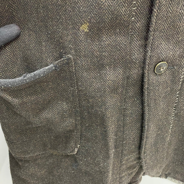 【曜日割引対象外】 ファンセットオブアート FUNSET OF ART MARIN COUNTY MADE カバーオール ウールジャケット コート ブラウン Lサイズ 201MT-4300 VB