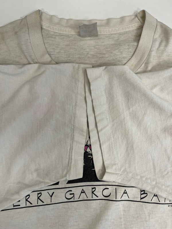バンド band 90s ©1994 バンドTシャツ JERRY GARCIA BAND ジェリーガルシア Vintage ヴィンテージ シングルステッチ US古着 白 プリント XL Tシャツ ホワイト LLサイズ 101MT-4838