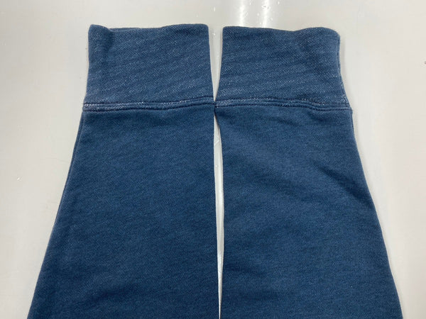 ダブルアールエル RRL SWEAT CARDIGAN 一ツ星タグ スウェット地 ボーダー 紺 カーディガン 無地 ネイビー Mサイズ 104MT-2021