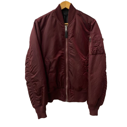 アルファ インダストリーズ ALPHA INDUSTRIES MA-1 フライトジャケット 0615-00-573-8335 ジャケット ワインレッド Sサイズ 201MT-4260