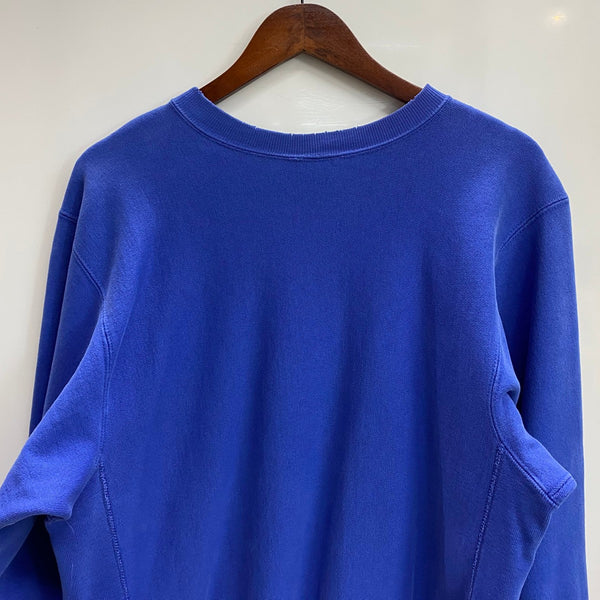 【曜日割引対象外】 チャンピオン Champion 90's リバースウィーブ USA製 カレッジ スウェット ブルー Lサイズ 201MT-4536 VB