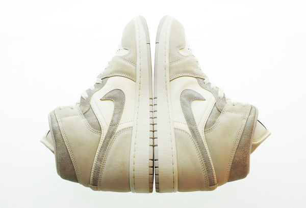 ナイキ NIKE AIR JORDAN 1 MID SE エアジョーダン1 ミッド SE GREY/SMOKE GREY-SAIL FQ7720-002 メンズ靴 スニーカー グレー 28cm 103S-598