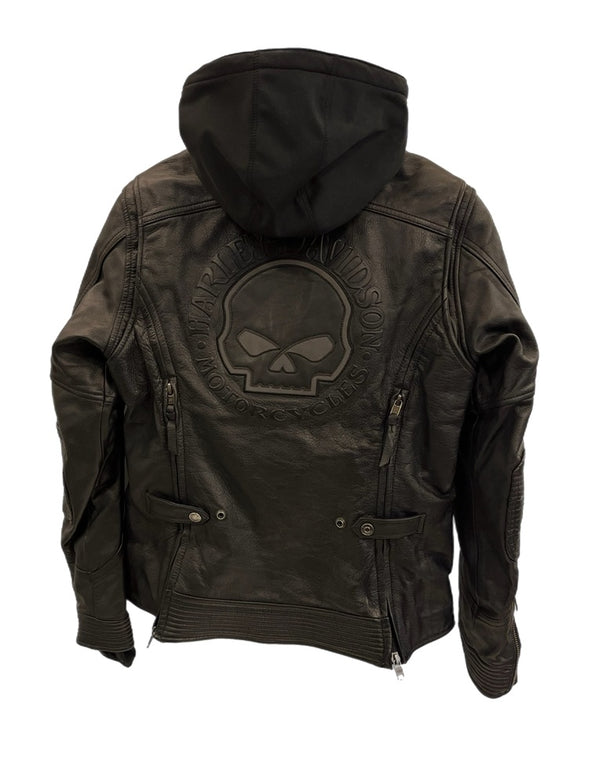 ハーレーダビッドソン Harley-Davidson Auroral II 3-in-1 Leather Jacket オーロラ II レザージャケット 黒 98011-21VW ジャケット ブラック Sサイズ 101LT-149