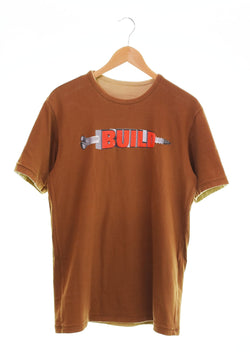 アンダーカバー UNDERCOVER 99AW AMBIVALENCE期 リバーシブル Tシャツ L 99-00 AW 90s 90's アーカイブ Q224 Tシャツ ベージュ Lサイズ 103MT-2350