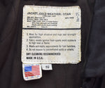 US US古着 80s CWU-55P Titan cloth Made in USA 80's タイタンクロス USA製 SCOVILLジッパー IDEALジッパー MIL-J84573 ジャケット ブラック Sサイズ 103MT-2990