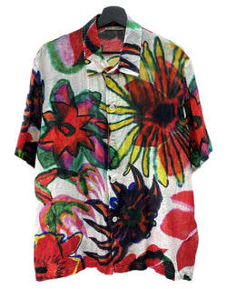 アワーレガシー OUR LEGACY BOX SHIRT SHORTSLEEVE ボックス シャツ ローズ 花柄 半袖 M2222BM サイズ 48 半袖シャツ 総柄 マルチカラー 104MT-2334