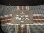 ヴィヴィアン Vivienne Westwood Vivienne Westwood MAN レイヤードシャツ MADE IN JAPAN 黒 VW-LP-72731 サイズ 46 長袖シャツ チェック ブラック 101MT-2452