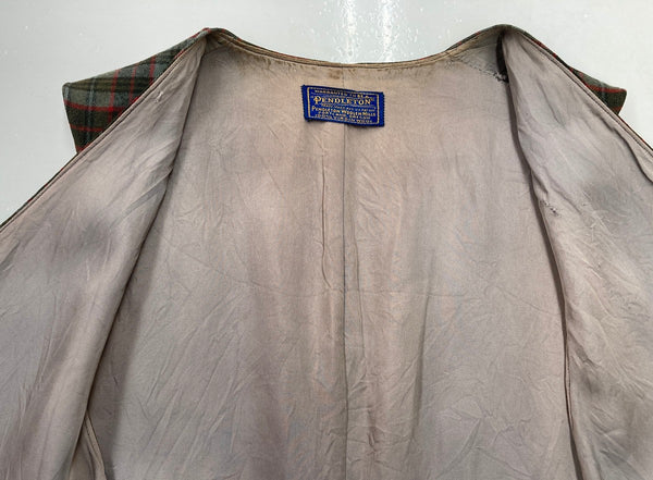 ペンドルトン PENDLETON 40s 40年代 Wool Vest USA製 Vintage ヴィンテージ ウールベスト ベスト チェック マルチカラー 104MT-1360