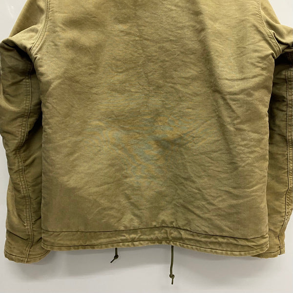 【曜日割引対象外】 ヴィンテージ vintage 40's U.S.NAVY N-1 デッキジャケット NAVY DEPARTMENT ジャケット カーキ 40サイズ 201MT-3431 VB