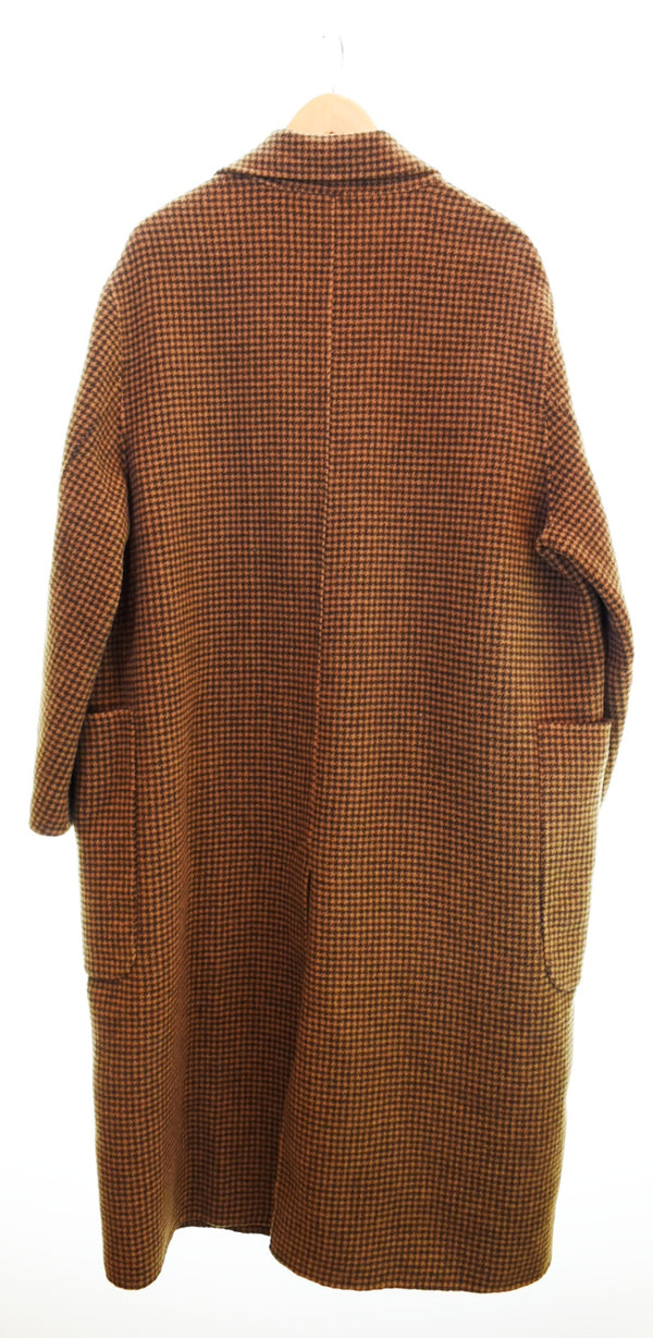 トゥデイフル TODAYFUL  Over Check Coat ロングコート 茶 12020014 コート ブラウン 38 103LT-59