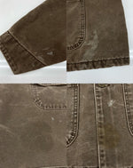 カーハート Carhartt MICHIGAN CHORE COAT ミシガン チョア コート カバーオール 裏ブランケット ボタン アウター ジャケット 茶 C02 CHT ジャケット ロゴ ブラウン XLサイズ 104MT-1876