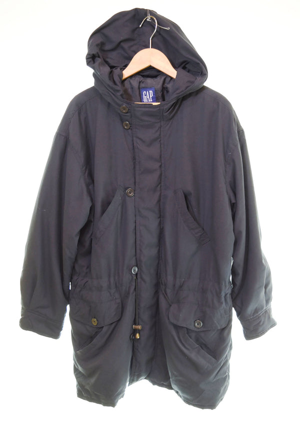 ギャップ GAP OLD GAP 中綿ジャケット パーカー ジャケット ブラック Sサイズ 103MT-2919