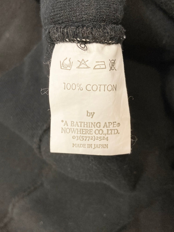 ア ベイシング エイプ A BATHING APE NYCロゴ プルオーバー スウェット トレーナー 黒 初期タグ ロゴ Made in Japan 日本製 スウェット プリント ブラック Mサイズ 101MT-1835