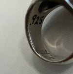 ビルウォールレザー BILL WALL LEATHER スカルリング ストーン 925刻印 ドクロ シルバーリング メンズジュエリー・アクセサリー 指輪・リング シルバー 101goods-176