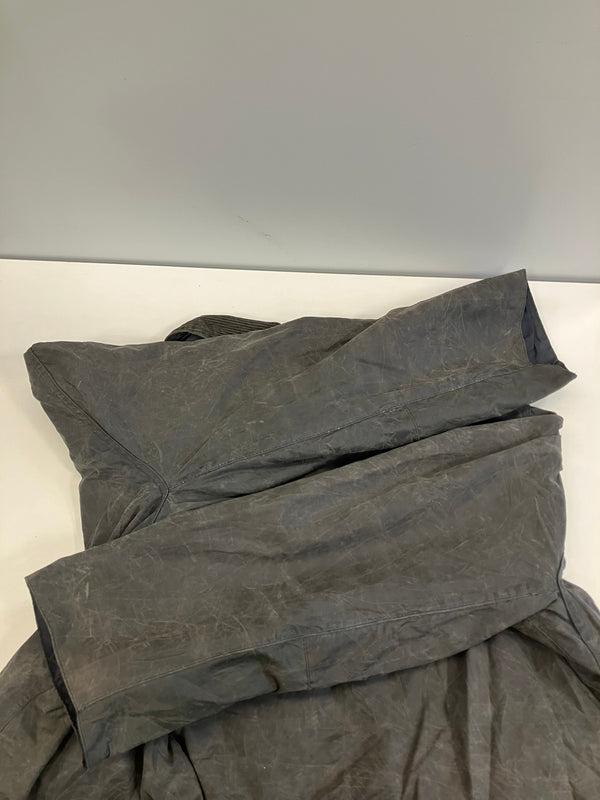 バブアー BARBOUR 90's 90年代 3ワラント BORDER ボーダー ワックス コットン オイルドジャケット コート VINTAGE ヴィンテージ A205 ジャケット ネイビー 101MT-5234