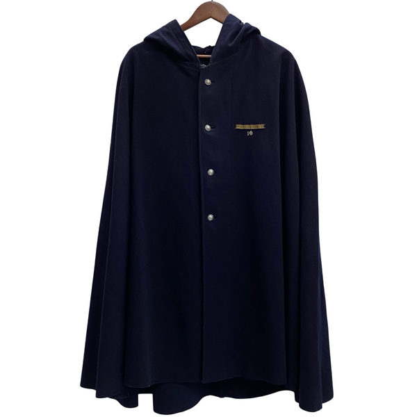 【曜日割引対象外】 ヴィンテージ vintage 40's フランスポリス ケープ ポンチョ ジャケット ネイビー 201MT-4655 VB