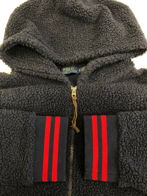 ラルフローレン RalphLauren POLO ポロ ボアパーカー 紺 フーディ XL パーカ ネイビー LLサイズ 101MT-3763