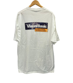 US US古着 00s 00's Microsoft マイクロソフト Visual Basic TEN.VB.NET 企業Tee アート レギュラー XL Tシャツ ホワイト LLサイズ 101MT-2945