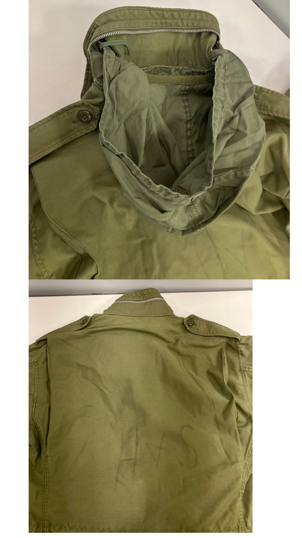 ミリタリー Military 60's~ 60年代 US ARMY 米軍実物 アメリカ軍 M-65 M65 フィールドジャケット シェル アルミジップ SCOVILL ZIP VINTAGE ヴィンテージ ジャケット カーキ 101MT-5415