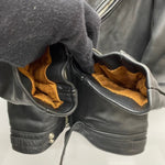 【曜日割引対象外】 ルイスレザー Lewis Leathers サイクロン ダブルライダース ジャケット ブラック 34サイズ 201MT-3635 VB