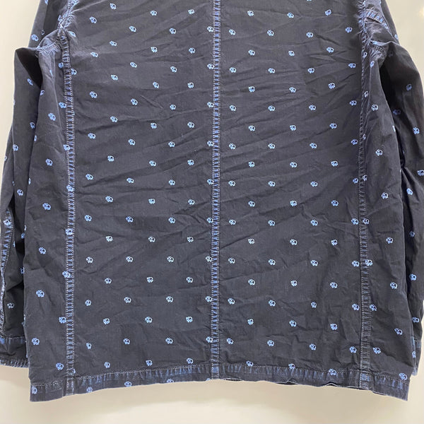 【曜日割引対象外】 キャピタル KAPITAL 3B 総柄 コットンジャケット ジャケット ネイビー XLサイズ 201MT-4236 VB