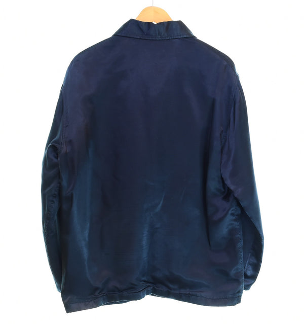 テンダーロイン TENDERLOIN T-COACH サテン コーチ ジャケット チェーンステッチ 刺繍 ロゴ K-SEVEN  ジャケット ブラック Mサイズ 103MT-3468