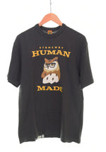 ヒューマンメイド HUMAN MADE GRAPHIC T-SHIRT  グラフィック フクロウ半袖Tシャツ 黒 Tシャツ ブラック Mサイズ 103MT-2676